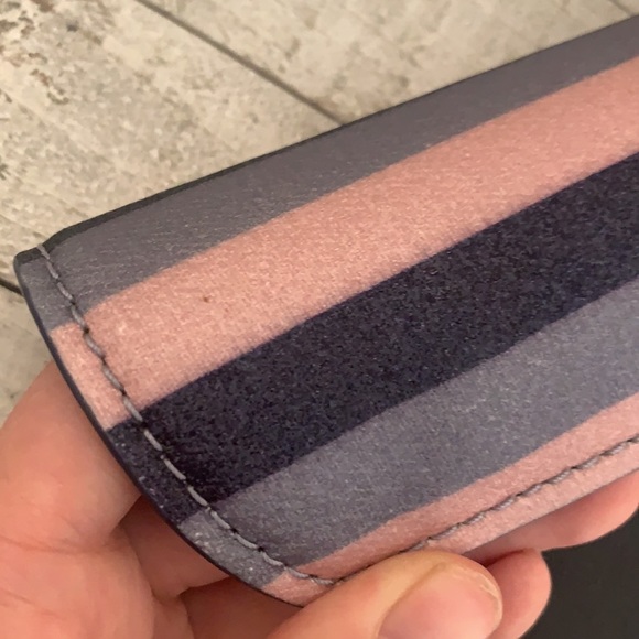 Kate spade glitter stripe make it mine purse flap - Picture 10 of 15
